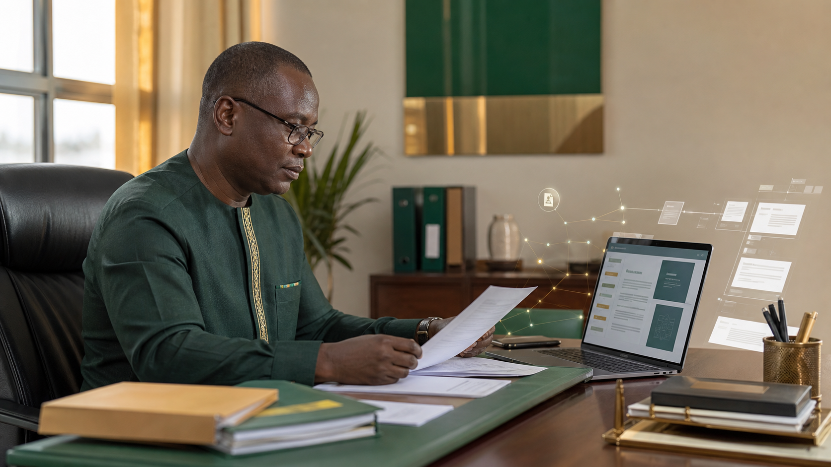 Assistant documentaire ministériel dans une administration béninoise